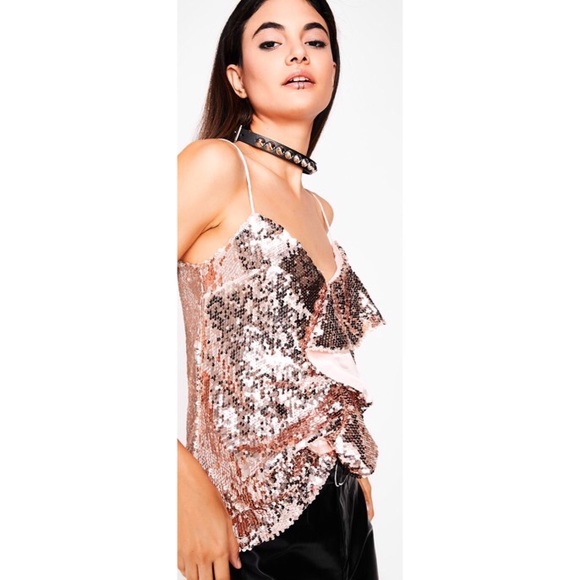 Dance Marvel Night Lyfe Sequin Top - Picture 4 of 7